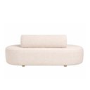 Ver imagem 2 de Sofá Orgânico 180cm Serina Bouclé Off White - Sallar Home