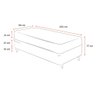 Cama Box Solteiro King + Colchão de molas - Anjos - Classic Superlastic 96cm - 2