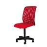 Cadeira Giratória Executiva Tela Sem Braços - Tela Vermelha - 3