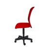 Cadeira Giratória Executiva Tela Sem Braços - Tela Vermelha - 4