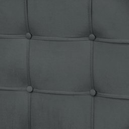 Cabeceira Cama Box Slim Queen 1,60 m Suede Cinza Grafite - 3