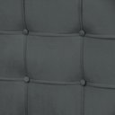 Ver imagem 3 de Cabeceira Cama Box Slim Queen 1,60 m Suede Cinza Grafite