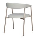 Ver imagem 4 de Cadeira Chamonix Base Champagne - Pu Nude