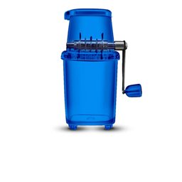Triturador Picador Manual De Gelo Transparente Raspadinha Bartender 123 Útil UD612 Azul - 1