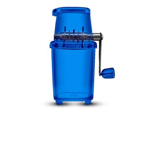 Triturador Picador Manual De Gelo Transparente Raspadinha Bartender 123 Útil UD612 Azul