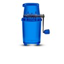 Ver imagem 1 de Triturador Picador Manual De Gelo Transparente Raspadinha Bartender 123 Útil UD612 Azul