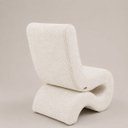 Ver imagem 5 de Poltrona Decorativa Marina Bouclê Design Orgânico Moderno