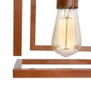 Ver imagem 5 de Kit 2 Pendente Infinity Poptem Cubo Aluminio Cobre Luminária Lustre 20cm Sala