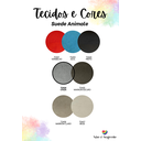 Ver imagem 3 de Cabeceira Estofada Queen 10 Blocos Não É Segredo Suede Animale Cinza 160x120