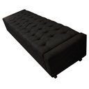 Ver imagem 5 de Calçadeira Baú Queen Everest P02 160cm para Cama Box Suede - Doce Sonho Móveis Preto