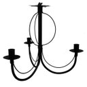 Ver imagem 1 de Lustre De Ferro Decorativo Aramado Envelhecido para Sala De Jantar