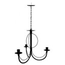 Ver imagem 4 de Lustre De Ferro Decorativo Aramado Envelhecido para Sala De Jantar