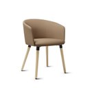 Ver imagem 1 de Poltrona PIX Estofada com Pés Palito Gupe Decor Creme