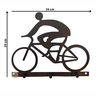 Porta Chaves Ciclista em Chapa de Ferro - 2