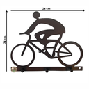 Ver imagem 2 de Porta Chaves Ciclista em Chapa de Ferro