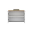Ver imagem 4 de Gabinete de Banheiro cm Cuba 90cm Nature Branco/Carvalho