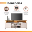 Ver imagem 6 de Rack Bancada para TV até 70 Polegadas Ripado 1,80m Alpha
