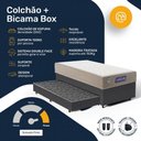 Ver imagem 5 de Cama Box + Colchão Gazin de Espuma D60 Double Face Force Plus + Auxiliar de Espuma Solteiro 88 cm