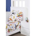 Ver imagem 2 de Colcha Cobre Leito Solteiro Infantil Menino Menina Desenho Animado Circo Palhaço + Capa de Almofada