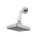 Ver imagem 3 de Kit Chuveiro Ducha Articulável Cromado + 2 Acabamentos Registro Luxo Cromado Fosco