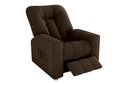 Ver imagem 4 de Poltrona Reclinável Mx5 Pallas Suede Marrom B 256 - Matrix