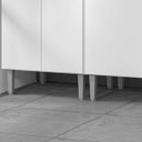 Ver imagem 6 de Cozinha Modulada 5 Peças com Tampo 280cm 12 Portas 4 Gavetas Natalie Branco - ÉdeCasaMóveis                                                    