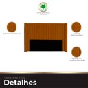 Ver imagem 3 de Cabeceira Casal King Size Estofada para Cama Box Alicia Veludo Ateliê do Conforto Cabeceira Casal Ki