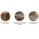Ver imagem 6 de Conjunto de Mesa Clara para Sala de Jantar com 4 Cadeiras Taís Moldura -cimol - Savana / Offwhite