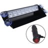 Giroflex Interno 12V Led Viatura Polícia Guincho Parabrisa Strobo Azul Giroled Rayx Lt2032a LT2032A  - 2