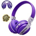 Ver imagem 3 de Fone de Ouvido Bluetooth Roxo Cartão Sd Headphone Sem Fio Rádio Macio Vc71L Vicini - Lilás