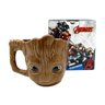 Caneca Porcelana 3D Baby Groot - 350 ml - 1