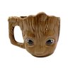Caneca Porcelana 3D Baby Groot - 350 ml - 2