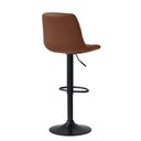 Ver imagem 4 de Kit 6 Banqueta Alta Elegance Estofada com Base Giratória e Regulagem de Altura - Marrom