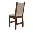 Ver imagem 4 de Kit 4 Cadeiras de Jantar Clara Courvin Bege Base Amêndoa