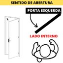 Ver imagem 6 de Porta Veneziana de Giro Esquerda Alumínio Branco | Linha Fortline | Atlântica A=2,10m x L=0,76m