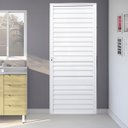 Ver imagem 7 de Porta Veneziana de Giro Esquerda Alumínio Branco | Linha Fortline | Atlântica A=2,10m x L=0,76m