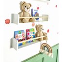 Ver imagem 3 de Kit Cabideiro +2 Prateleiras Infantil 50cm Pinus Montessori