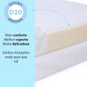Colchonete para Carrinho de Bebê Moisés Infantil Baby Antialérgico Impermeável 29x73x4cm BF Colchões - 4