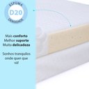 Ver imagem 4 de Colchonete para Carrinho de Bebê Moisés Infantil Baby Antialérgico Impermeável 29x73x4cm BF Colchões
