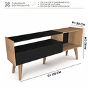 Ver imagem 6 de Rack Module 135cm Basculante TV até 60" Byhouse