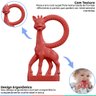 Mordedor Infantil Bebê 100% Natural Girafa Vanilla Sophie La Girafe - Vermelho - 3