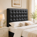 Ver imagem 4 de Cabeceira Ana Estofada Corino Modena p/ Cama Box Casal Queen 160cm Quarto