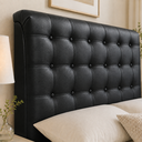 Ver imagem 3 de Cabeceira Ana Estofada Corino Modena p/ Cama Box Casal Queen 160cm Quarto
