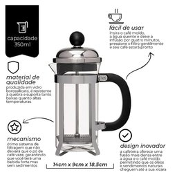 Cafeteira Prensa Frances Inox - 5