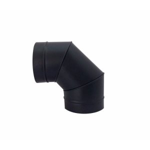Curva Cotovelo 90° Preta para Duto de 100 Mm de Diâmetro