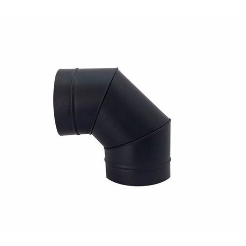 Curva Cotovelo 90° Preta para Duto de 100 Mm de Diâmetro