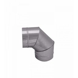 Curva Cotovelo 90° Preta para Duto de 200mm de Diâmetro - 1