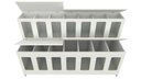 Ver imagem 2 de Expositor de Ração Pet Box 14 Divisões + Mesa P/ Balança Vetorial Móveis