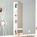 Ver imagem 1 de Sapateira Compacta com Espelho e 5 Prateleiras para 12 Pares Itabuna - Branco