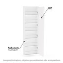 Ver imagem 2 de Sapateira Compacta com Espelho e 5 Prateleiras para 12 Pares Itabuna - Branco